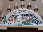 Świecznik bożonarodzeniowy 10 x LED