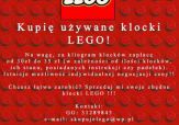 Kupię używane klocki LEGO na wagę w cenie 30-35 zł za KG!!! ZAPRASZAM!!!