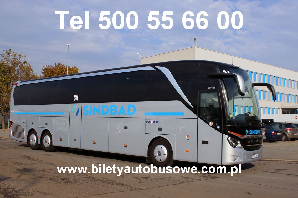 Bilety Autobusowe Sindbad : Katowice - Kolonia - tel 500556600 Chorzów - Zdjęcie 1