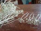 cyrkonie ozdoby do wlosów kokówki szpilki wyprzedaż