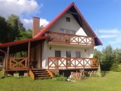 Domek letniskowy z kominkiem 6-7 osobowy. Warmia i Mazury