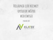 Operator wózka widłowego- Holandia/Niemcy. Start pracy styczeń 2025