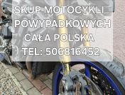 SKUP MOTOCYKLI POWYPADKOWYCH USZKODZONYCH ROZBITYCH LUB DO ZŁOMOWANIA