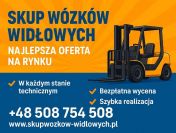 Skup wózków widłowych Katowice /Cały Śląsk/ Darmowy obiór
