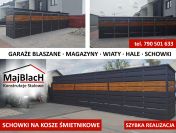 Wiata Śmietnikowa 1x1 - MAGAZYN | WIATKA| Schowek| Altana| - Maj-Blach