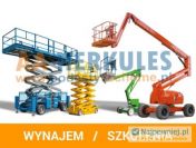 Wynajem podnośnika zwyżki podestów ruchomych ładowarki AA HERKULES