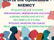 Praca dla Opiekunek w Niemczech - do 11 000 zł na rękę!