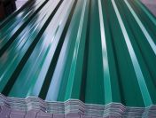 Zielona blacha trapezowa - T-18 arkusze od ręki