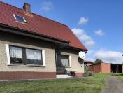 Lubliniec Gwoździany. Dom ze stodołą na dużej działce 7090 m2