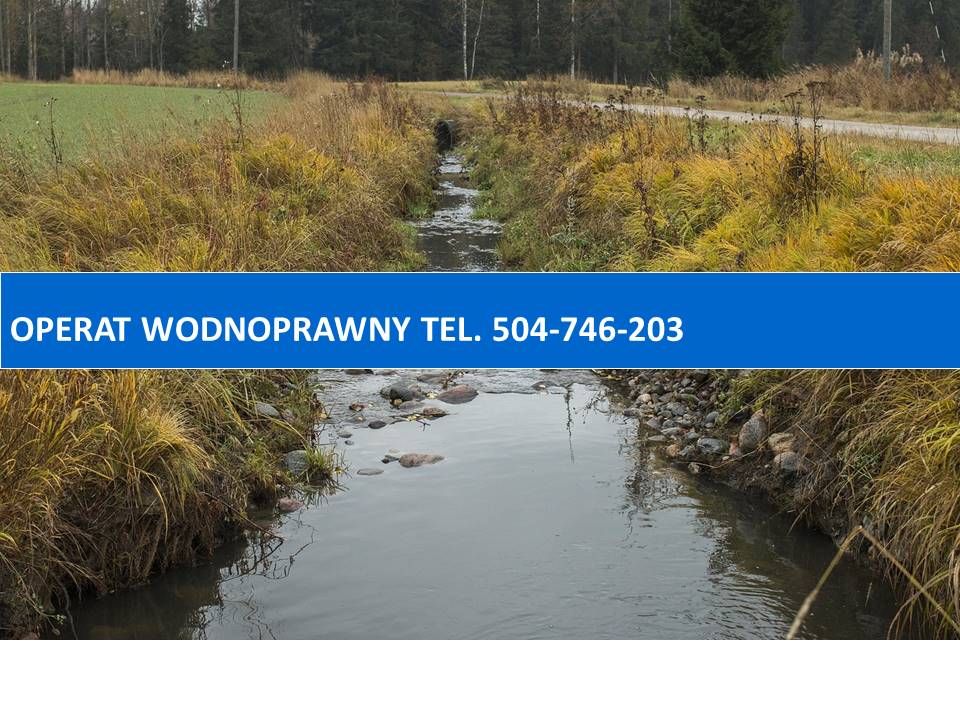 Pozwolenie wodnoprawne kanalizacji deszczowej do rowu tel. 504-746-203,  - Zdjęcie 1