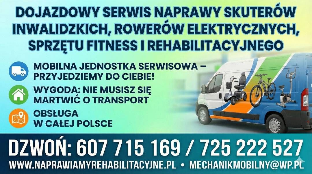 Dojazdowy serwis Shoprider, rowerów trójkołowych i elektrycznych Konstancin-Jeziorna - Zdjęcie 1