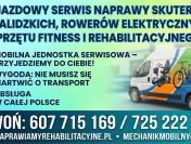 Dojazdowy serwis Shoprider, rowerów trójkołowych i elektrycznych