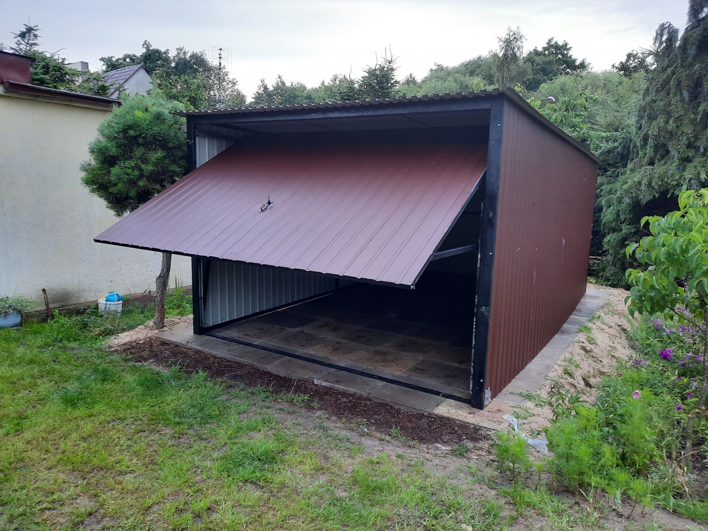 Garaż Blaszany na budowę|Blaszane|Wiata|Hala|Blaszak|Schowek| -ESSTAL  - Zdjęcie 1