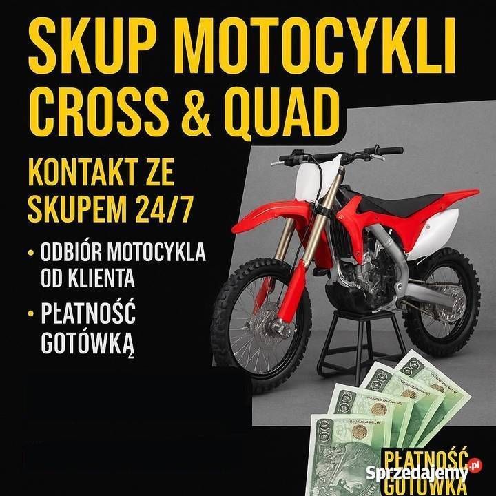 SKUP MOTOCYKLI CROSS CROSSY CROSSÓW ENDURO -SPRAWNE I USZKODZONE- DOJEŻDŻAMY Katowice - Zdjęcie 1