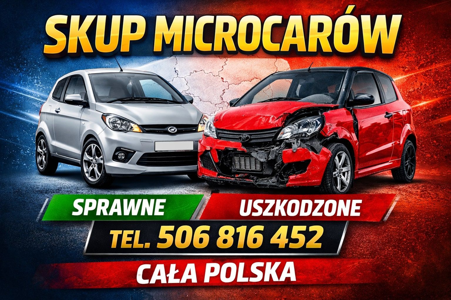 SKUP MICROCARÓW MICROCAR AIXAM LIGIER CHATENET ITP... WSZYSTKIE MARKI I MODELE! Katowice - Zdjęcie 1