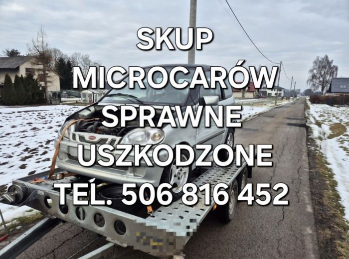 SKUP MICROCARÓW MICROCAR AIXAM LIGIER CHATENET ITP... WSZYSTKIE MARKI I MODELE! Katowice - Zdjęcie 1