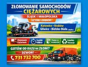 Złomowanie samochodów ciężarowych - Śląsk i Małopolska | Szybki odbiór