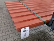 Blacha trapezowa w pakietach - T-18 ceglany połysk RAL 8004