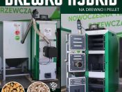 DrewKo Hybrid 12 kW – dwupaliwowy kocioł na drewno i pellet
