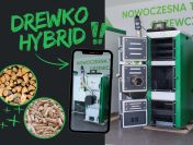 Ogrzewanie na pellet i drewno - Kocioł DrewKo Hybrid 24kW