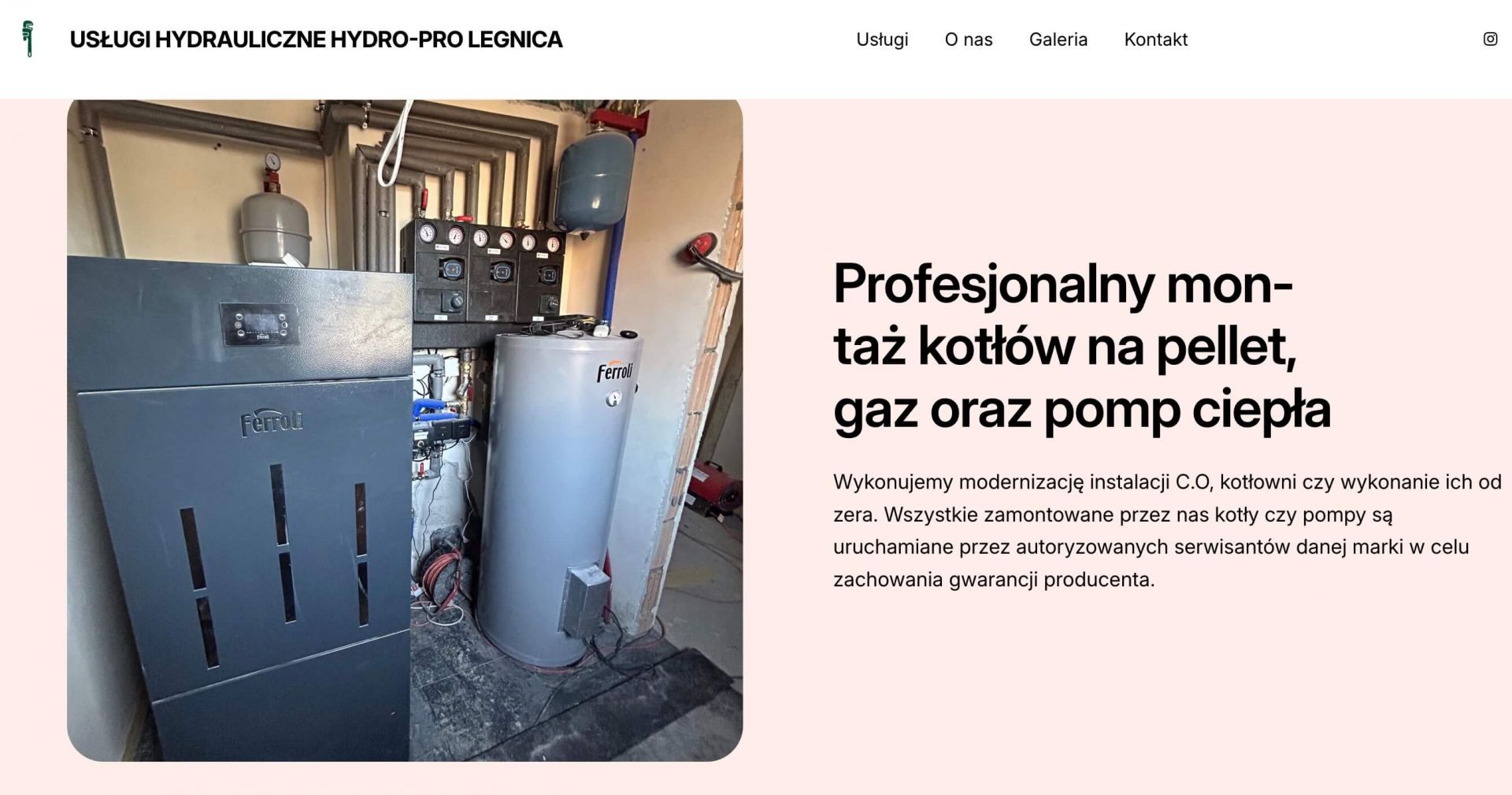 Hydro-Pro - Montaż kotła na pellet Polkowice  - Zdjęcie 1