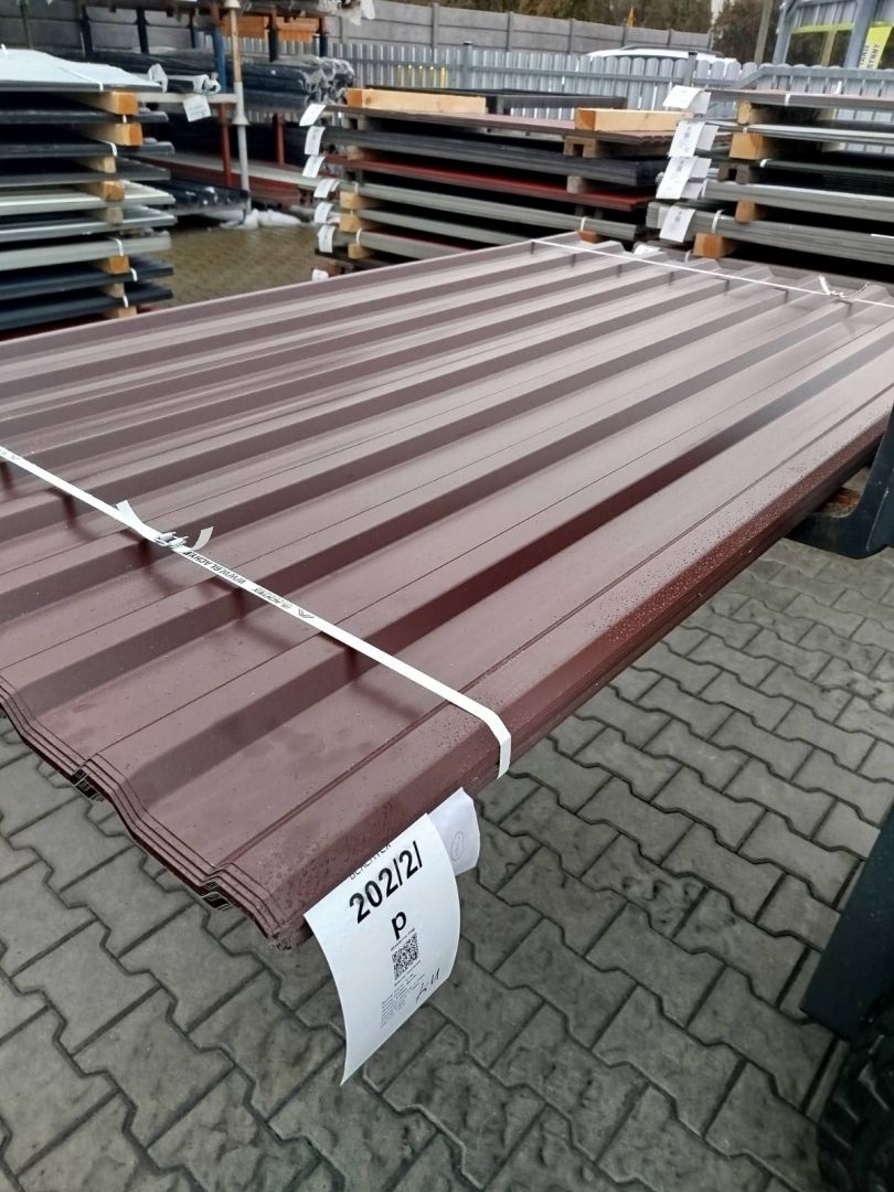 Blacha trapezowa brąz - pakiety 50 sztuk. Tanio i od ręki Rzeszów - Zdjęcie 1