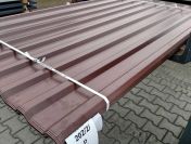 Blacha trapezowa brąz - pakiety 50 sztuk. Tanio i od ręki