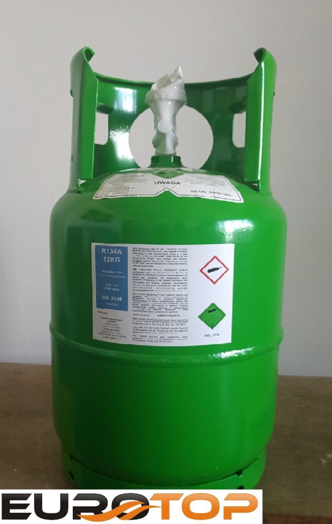 Czynnik chłodniczy r134a w butlach 12 kg - 50 butli. Łódź - Zdjęcie 1