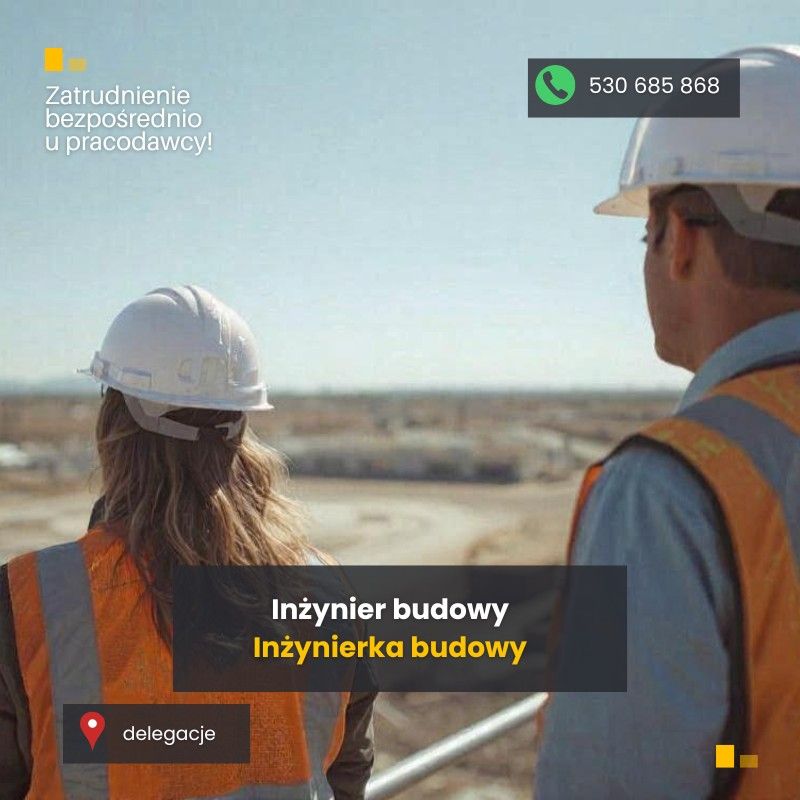 Inżynier budowy – Inżynier robót (k/m)  - Zdjęcie 1