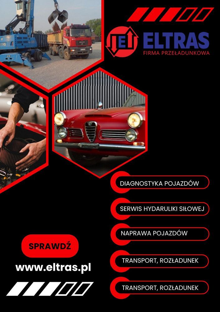 PRZEGLĄDY DIAGNOSTYCZNE NAPRAWA POJAZDÓW SERWIS ROZŁADUNEK ELTRAS BIAŁYSTOK Białystok - Zdjęcie 1