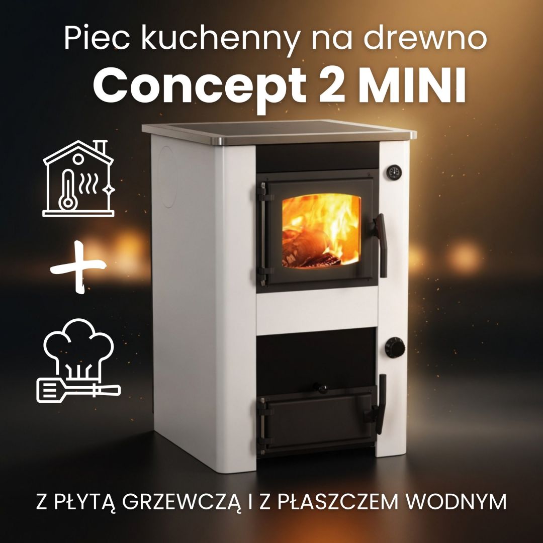 Piec z płaszczem wodnym Concept 2 MINI 21 kW  - Zdjęcie 1