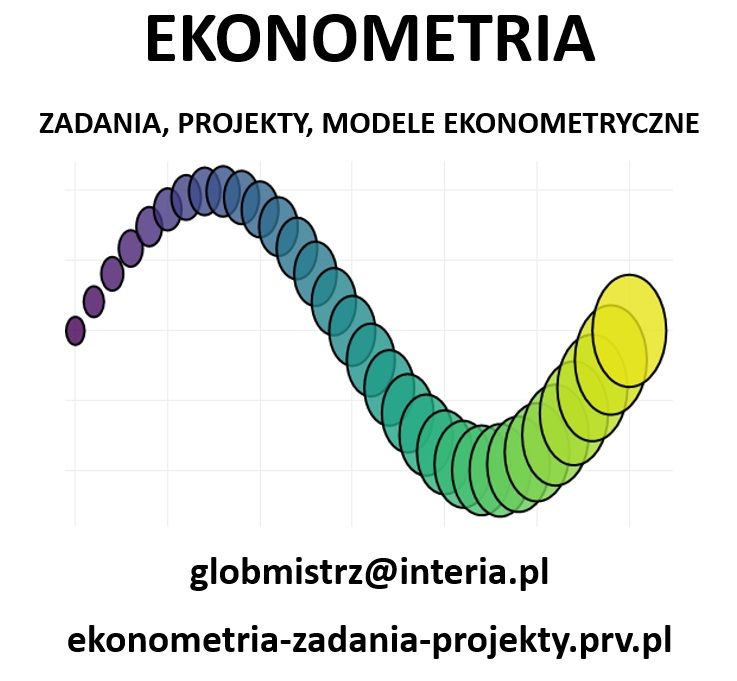 EKONOMETRIA - ZADANIA, PROJEKTY, MODELE EKONOMETRYCZNE Katowice - Zdjęcie 1