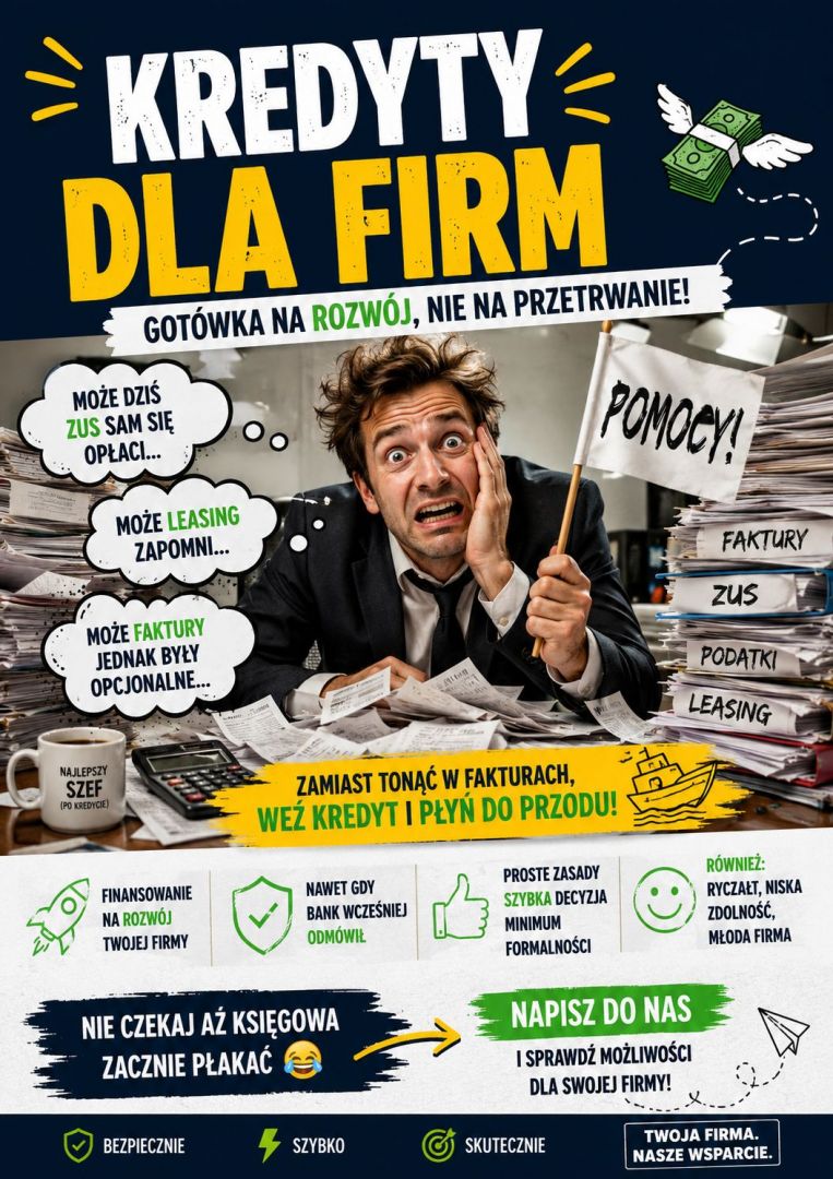 ZDOLNOŚĆ KREDYTOWA LEŻY? SPRAWDŹ INNE OPCJE! FINANSOWANIE DLA FIRM BEZ SPINY Katowice - Zdjęcie 1
