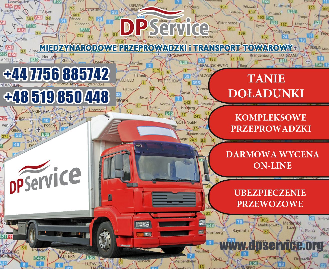 Przeprowadzki międzynarodowe z/do Polski, Anglii, Belgii, Holandii Katowice - Zdjęcie 1